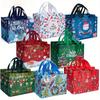 Reusable Non-Woven Christmas Gift Bags with Handles | Holiday Shopping Totes for New Year & Xmas Party Decorations,  Gift Packaging