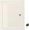 Trappe De Visite - KOTARBAU - 25 X 30 Cm - Métal - Blanc - Accès Facile