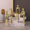Abstract Thinker Statue Resin Handmade Art Crafts Room Decor  Nordic Figurines Home Decoration Living Room Cabinet Access