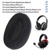 PU Leather Headphones Ear Pads Soft Velvet Replacement Earpads Ear Cushions for Kingston HSCD KHX-HSCP HyperX Cloud II Headset