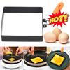 1/2pcs Egg Rings Pancake Mold Set Set Stainless Steel Fried Egg Square Griddle Pancake Shapers Sandwich Cooking Kitchen Tool