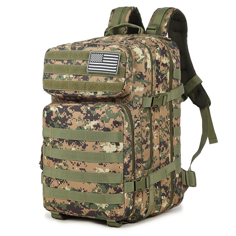 Large Tactical Camouflage Backpack for Outdoor Camping, Hiking, and Climbing