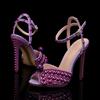 Star Style Luxury Pearls Crystal Peep Toe Women Sandals Summer High Heels Gladiator Sandals Wedding Party Bridals Shoes