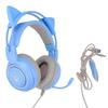 SYG25 Cat Ear Gaming Headset USB+3.5mm Plug Gaming Headphone Supports Volume Adjustment Microphone