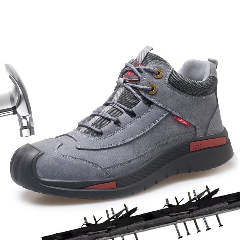 Labor Protection Shoes Men's Anti-smashing Anti-puncture Cotton Shoes Anti-slip Waterproof Steel Toe Work Shoes Women's Safety Shoes
