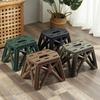 Folding Step Stool Strong Load-bearing Heavy-Duty Chair Travel Use Compact Collapsible Chair with Handle Camping Supplies