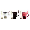 Chocolate Fondue Mug Butter Melt Pot Cooking Chocolate Melting Cup with Fork