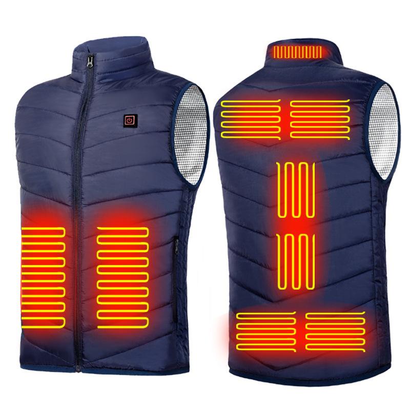 Heated Vest Men Women Usb Heated Jacket Heating Thermal Clothing Hunting Winter Fashion Heat Jacket
