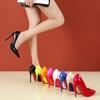 New Platform Ultra High Heels Woman Shoes Sexy Bling Pumps Party Dress Shoes Black Pink Blue Size 35-45