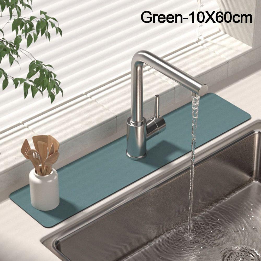 Multifunction Non-Slip Absorbent Pad Splash Sink Splash Mats  Kitchen Bathroom Supplies