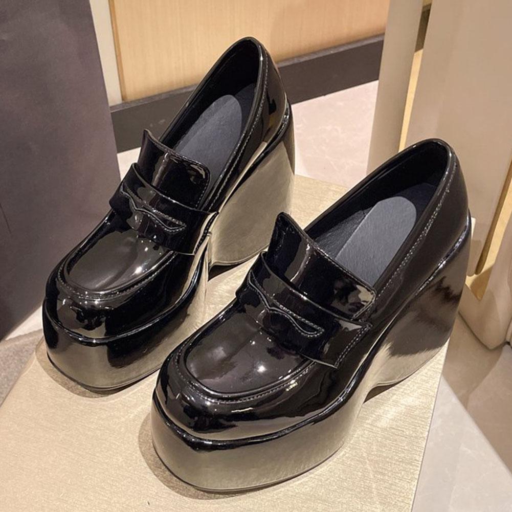 Chunky Platform Wedge Pumps For Women New Spring Summer Goth Punk Lolita Mary Janes Women Shoes Party Comfy Ladie Loafers