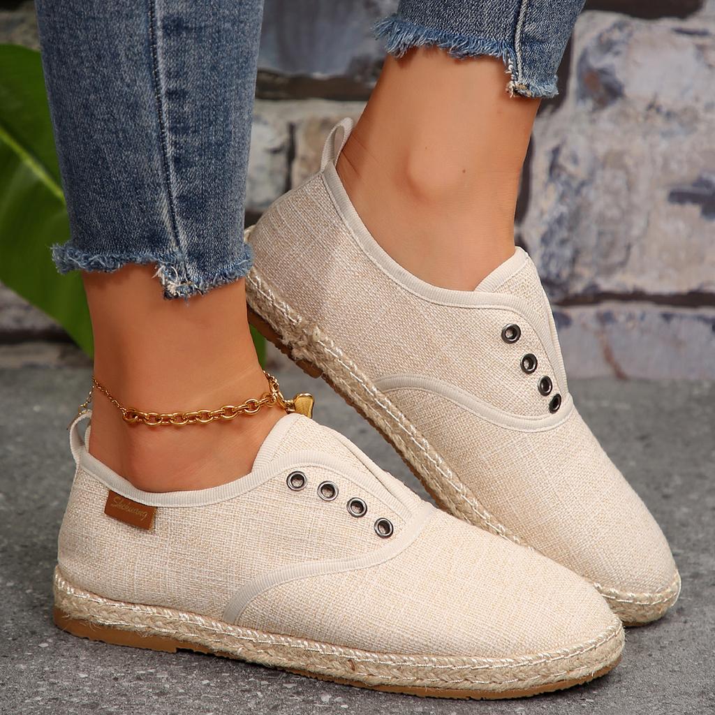2024 New Ladies Shoes Slip-on Women's Vulcanize Shoes Fashion High Quality Round Head Light Outdoor Casual Shoes Size 36-43