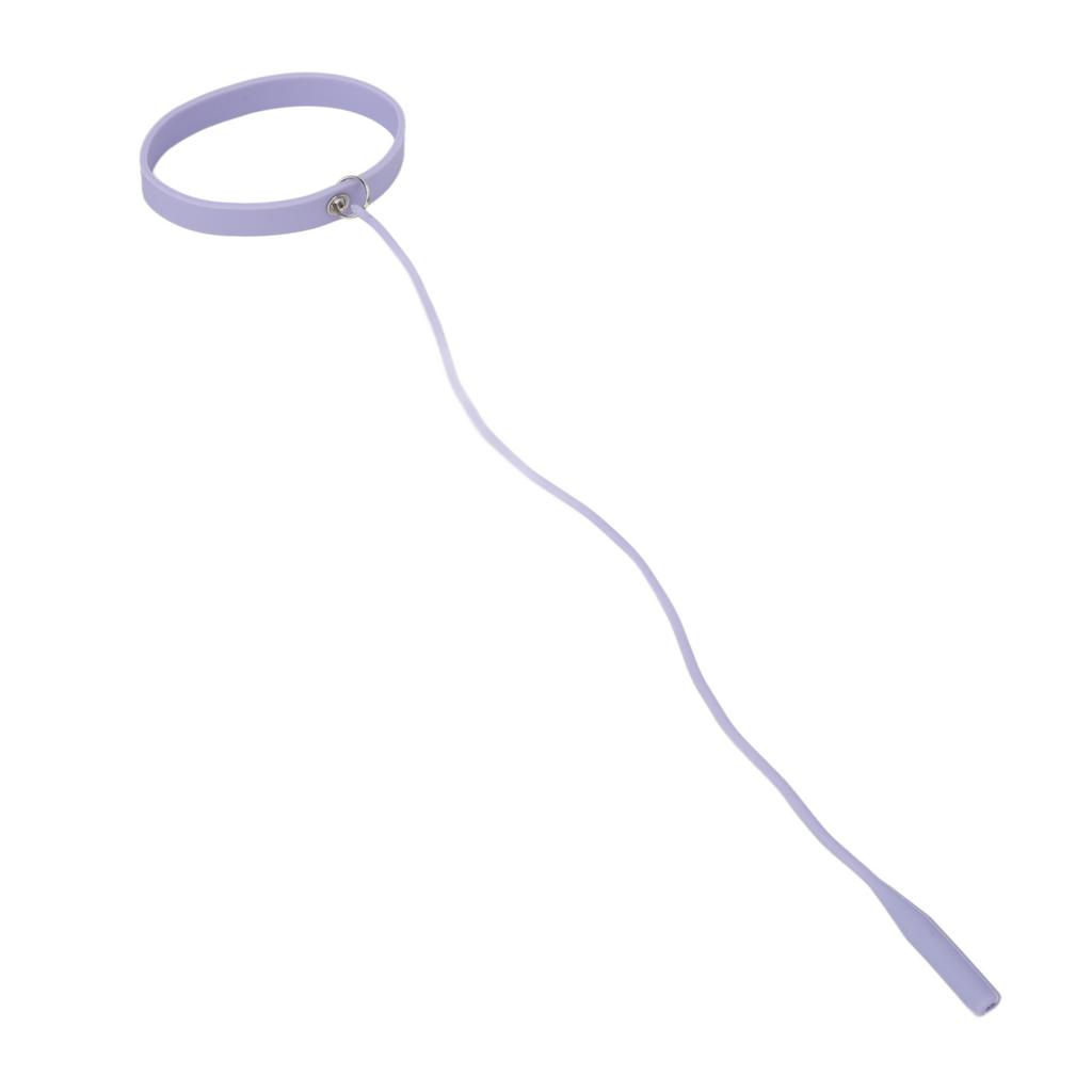 Tweezers Protector Wrist Band Soft Elastic Snap Silicone Eyelash Tweezers Bracelet Purple