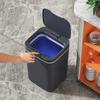 Automatic Sensor Waste Bin Dustbin Electric Waterproof Wastebasket 12L Smart Induction Trash Can For Kitchen Bathroom