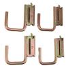 J Hook Hanger X Track J Hook E Track Rail 4pcs E Track J Hook Accessories