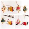 Tree Embellishment Drop Ornaments Santa Claus Christmas Decorations Hanging Pendants Cartoon Angel