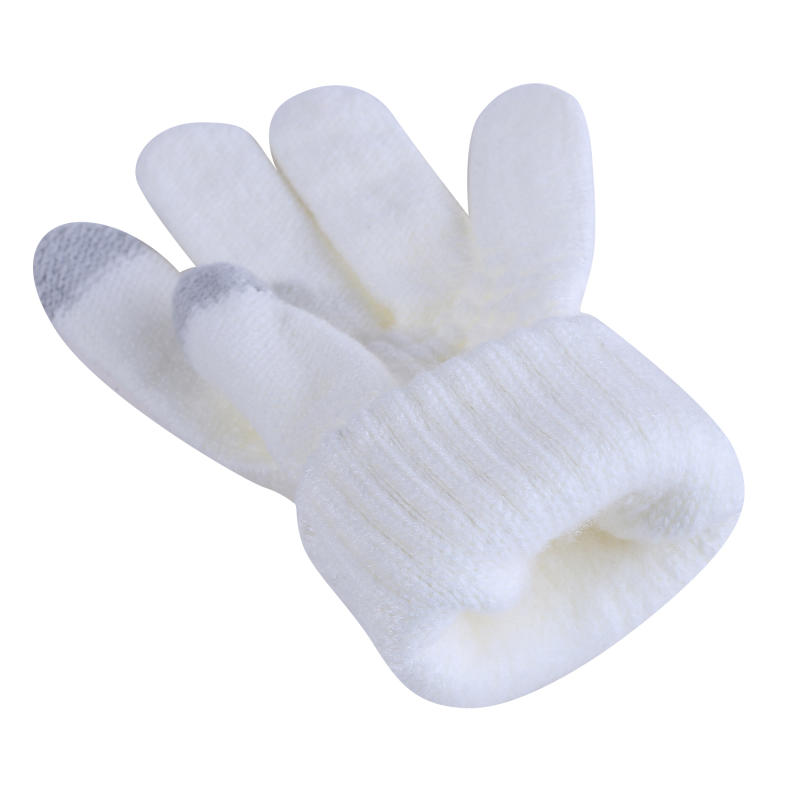 Women Fashion Winter Touch Screen Gloves Warm Stretch Knit Full Finger Mittens Crochet Thicken Gloves