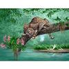 Full 5D Diy Diamond Painting Leopard On Tree Embroidery Cross Stitch Home Decor Handmade Gift