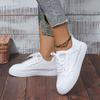 Foreign Trade Large-size Board Shoes Women's Spring 2024 New Ins Trendy Student Versatile Casual Sports Little White Shoes