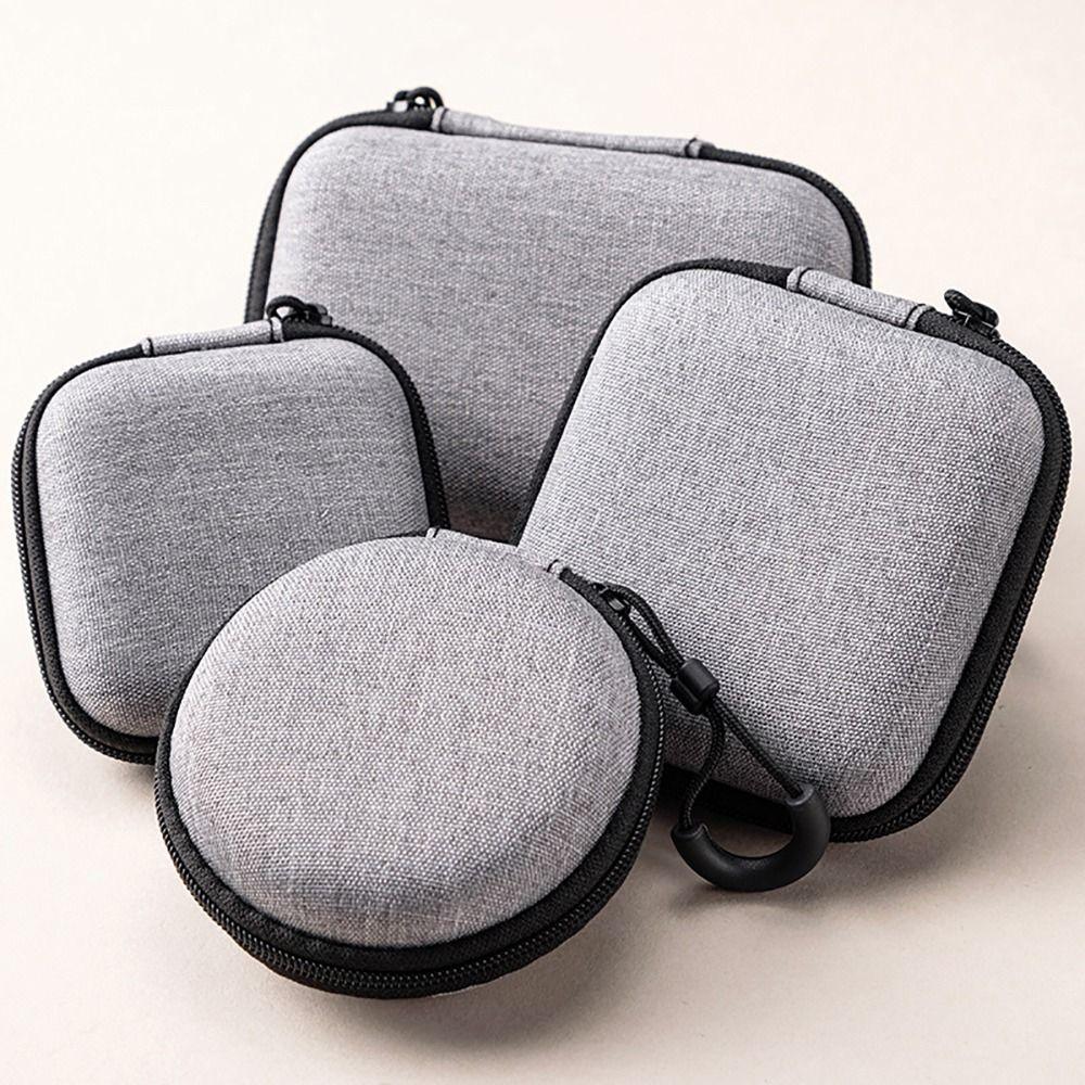 1Pcs For Airpod Zipper Earphone Case Mini Pouch Carrying Bag Durable EVA Storage Bag