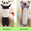 Soft Plush Pillow Panda Koala Shaped Plush Stuffed Toy Long Hugging Pillow Cute Sofa Pillow for Kids