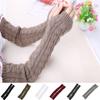 Thumb Hole Arm Sleeves Beautiful Thicker Keep Warm Winter Women Long Gloves Mittens