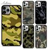 Camo Camouflage Fashion Phone Case for iPhone 11 12 13 14 Pro Max Mini X XR XS SE 2020 6S 7 8 Plus Samsung Galaxy S21 S22 Cover
