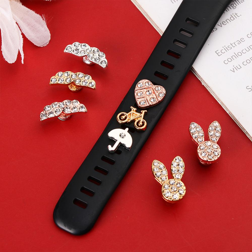 Ring Nails For Apple Watch Band Watch Band Ornament Strap Decorative Ring Nails Wristbelt Charms