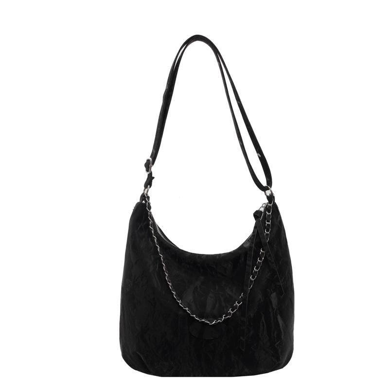 Большая вместительная фактурная сумка-тоут 2024 года, новая универсальная сумка через плечо для поездок на работу, модная повседневная сумка-мессенджер Ins Wind