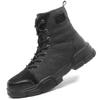 Indestructible Ryder Shoes Men Steel Toe Cap Work Safety Shoes Puncture-Proof Lightweight Breathable Sneakers Black Work Boots