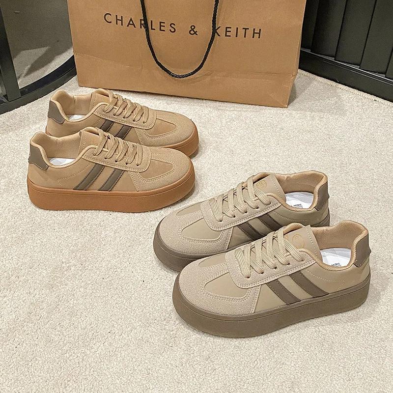 Fashion Fashion Casual New Designer Luxury Board Shoes for Women Spring Autumn Increase Platform Sneakers Woman Korean Zapatos De Mujer