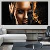 Modern Wall Art Large Canvas Painting For Living Room Decoration Golden Woman Art Pictures Print Wall Posters Home Decor Cuadros