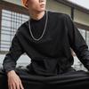 Li Ning Plain Embroidered Loose Round Neck Long Sleeve Sweatshirt Men Sweatshirt Black AHSR269-1