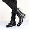 FashionMen Leather Shoes Sneakers Mens Boots Fashion Casual Ankle Boots Man Male Platform Shoes for Men Designer Luxury Shoes