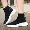 New Couples Socks Sports Shoes Fashion Breathbale Black Trainers Men Casual Walking Sneakers High Top Women's Gym Sneakers 36-48