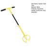 Garden Twist Tiller Manual Hand Tiller with Removable Big Claw Heavy Duty Claw Soil Cultivator with T Handle for Soil Loosening Aerating