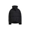 Big Baffle High Collar Down Jacket Women Outerwear Black GT6541