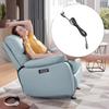 1.5M Heavy Duty Extension Cord Power Supply Connection Durable Power Cable for Electric Sofa Recliner Massage Chair
