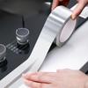 High-temperature Aluminium Foil Sticker for Kitchen Stove Tops Waterproof Sticker for Grease Resistant Sinks Self-adhesive Seam Stickers