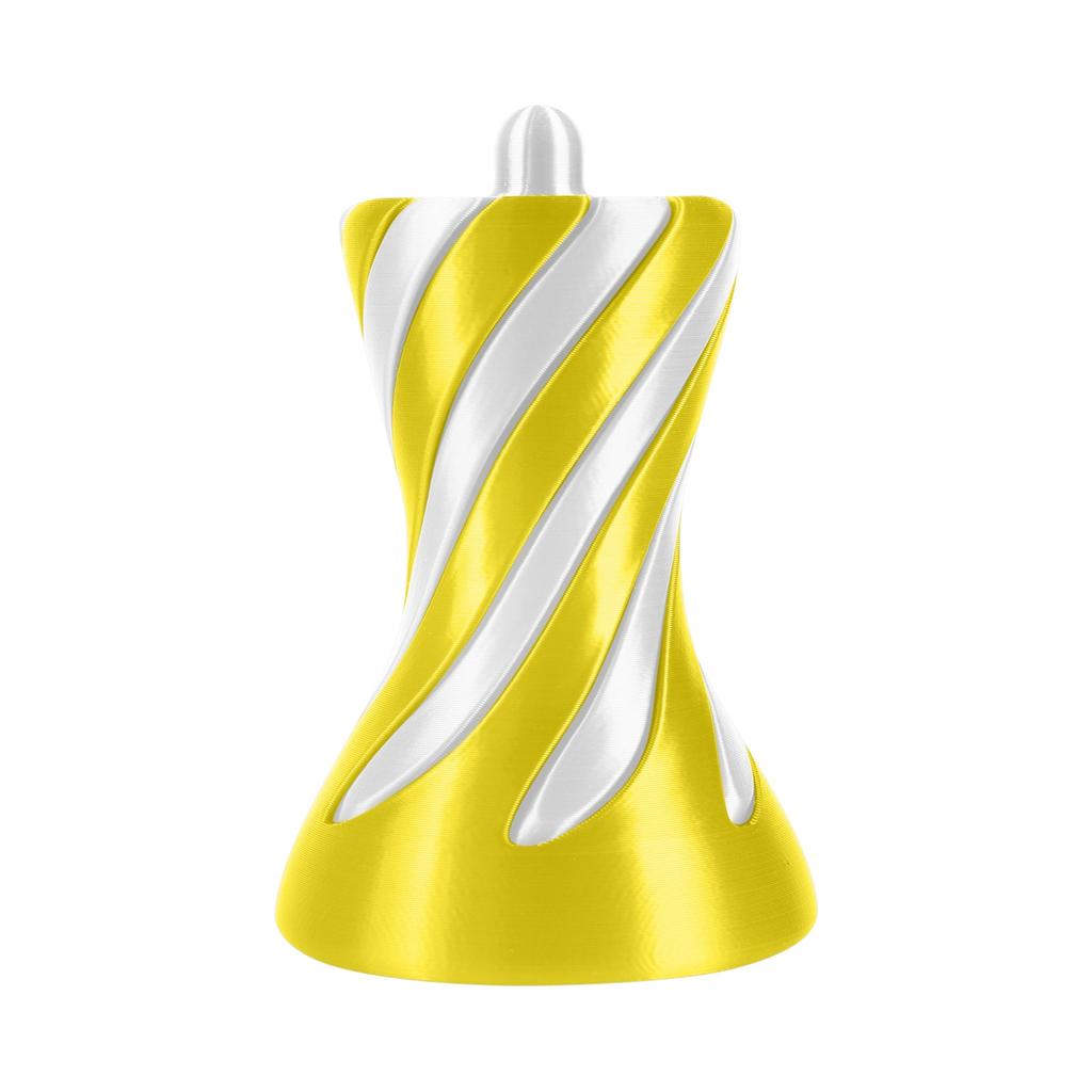 3d Printed Decompression Toy Spinning Spiral Penetrating Sculpture For Stress And Anxiety Relief