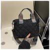Tote Bag Women'S Portable Small Square Bag Embroidery Thread Shoulder Bag Niche Casual Messenger Bag Large Capacity Women'S Bag