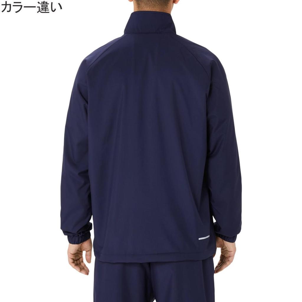 Training Wear Tricot Breaker Jacket 2031E745 Midnight X Brilliant White 2XL [ASICS] Men's