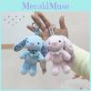 Cartoon Plush Rabbit Keychain Toy Animal Keyring Stuffed Doll For Kids Gift