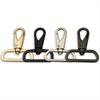 2Pcs Metal Swivel Eye Snap Hook Clasps Clips for DIY Leather Craft Bag Strap Belt Webbing Keychain