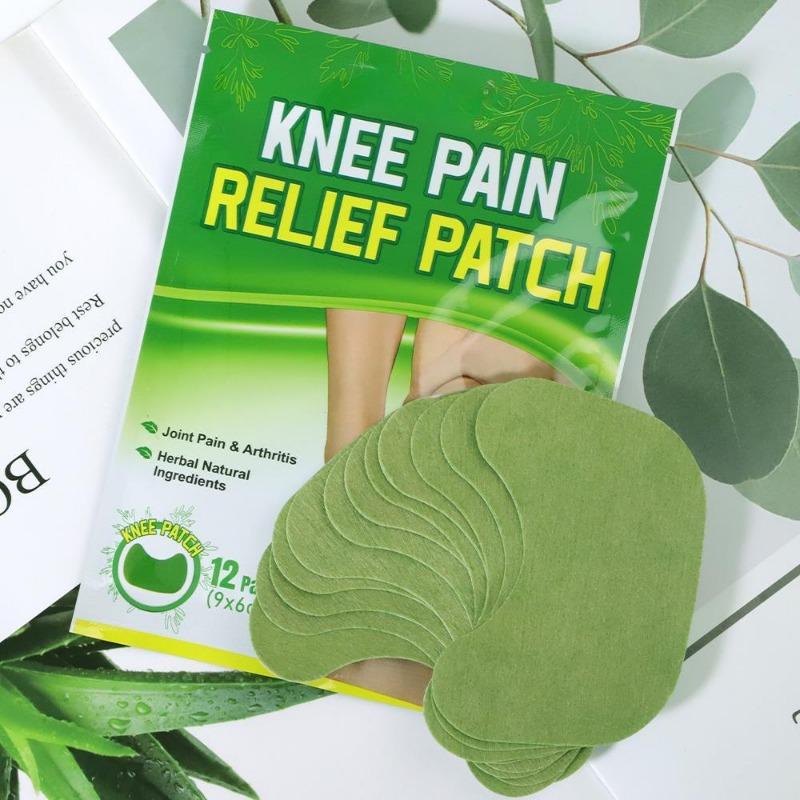 12Pcs/Wormwood Knee Plaster Pain Relief Patches Chinese Herbal Medical Plaster Muscle Joint Stickers