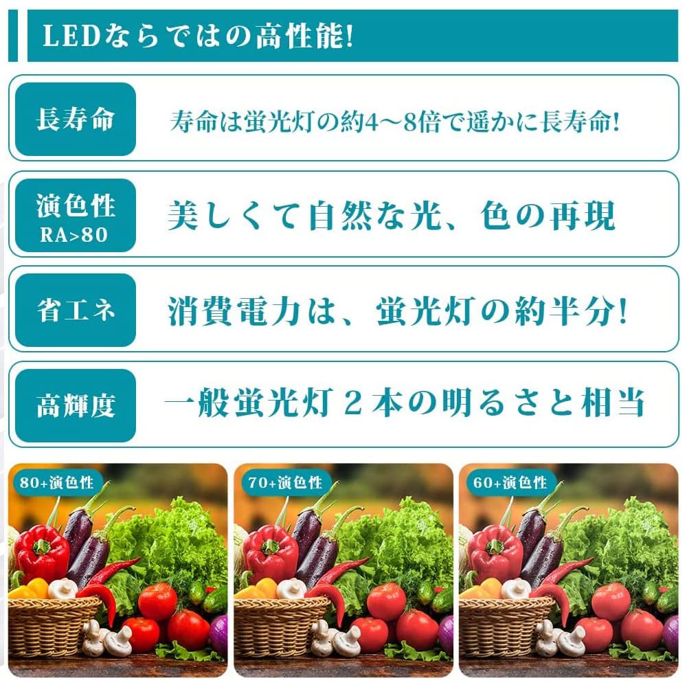 20W LED Fluorescent Light Bulb, Straight Tube, Glow-Style Base, 58cm, Dual-Powered, 5500K Daylight White, G13 T8, Wide Beam, 270° Beam Angle, 950LM,