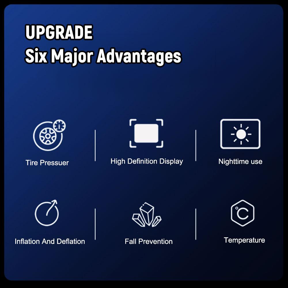 Tire Pressure Gauge High-precision Monitoring Inflation Gun Auto Accessories Digital Display Universal Car Tire Manometro