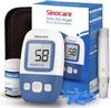 Blood Glucose Monitor Safe AQ Angel Diabetes Test Kit Glucometer + 100 Test Strips + 100 Lancets +Lancing Device 200 Large Memories