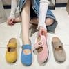 Retro Fashion Bag Head Mary Jane Half Slippers Women's Outer Wear 2025 Spring and Summer New Thick-bottomed Sandals