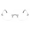 Rimless Rectangle Black Smartbuy Collection Hollis Wm6506 C2 Fashion Unisex Eyeglasses